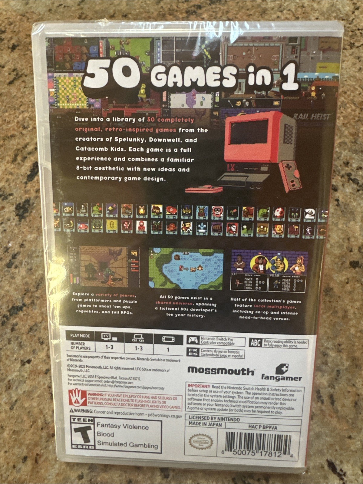 UFO 50 Nintendo Switch