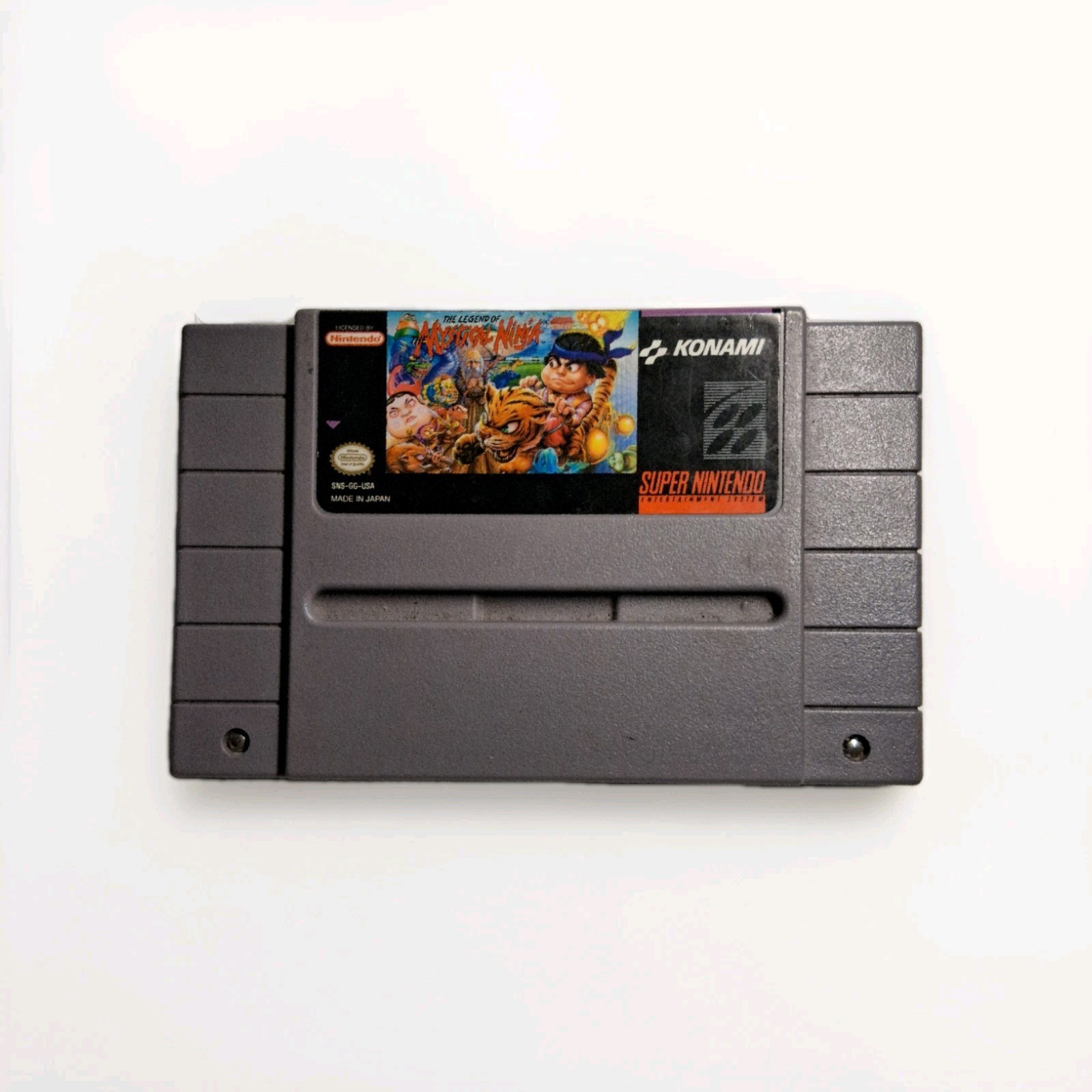 The Legend of Mystical Ninja SNES Super Nintendo Authentic Tested & Works!