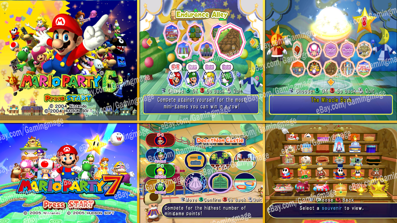 Mario Party 5 100% Ṥave Gamecube Memory Card! (NO GAME)