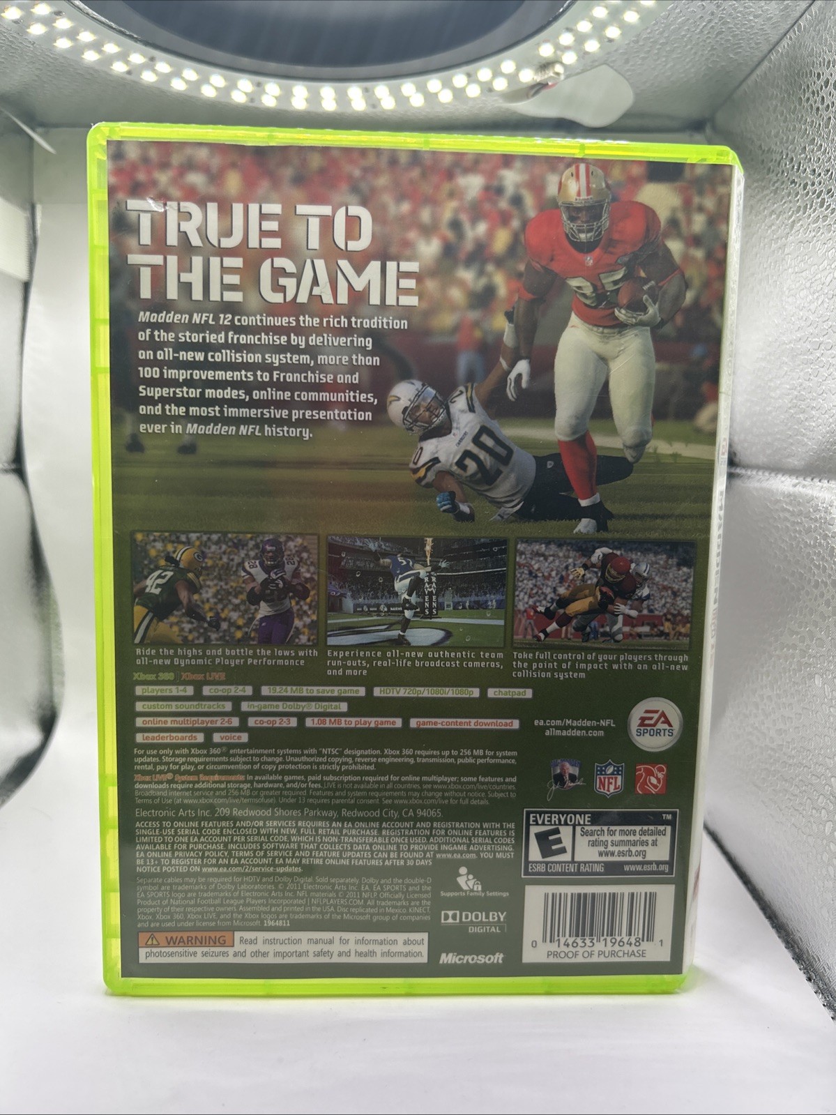 Madden NFL 12 Xbox 360 – Complete CIB – Fast Shipping