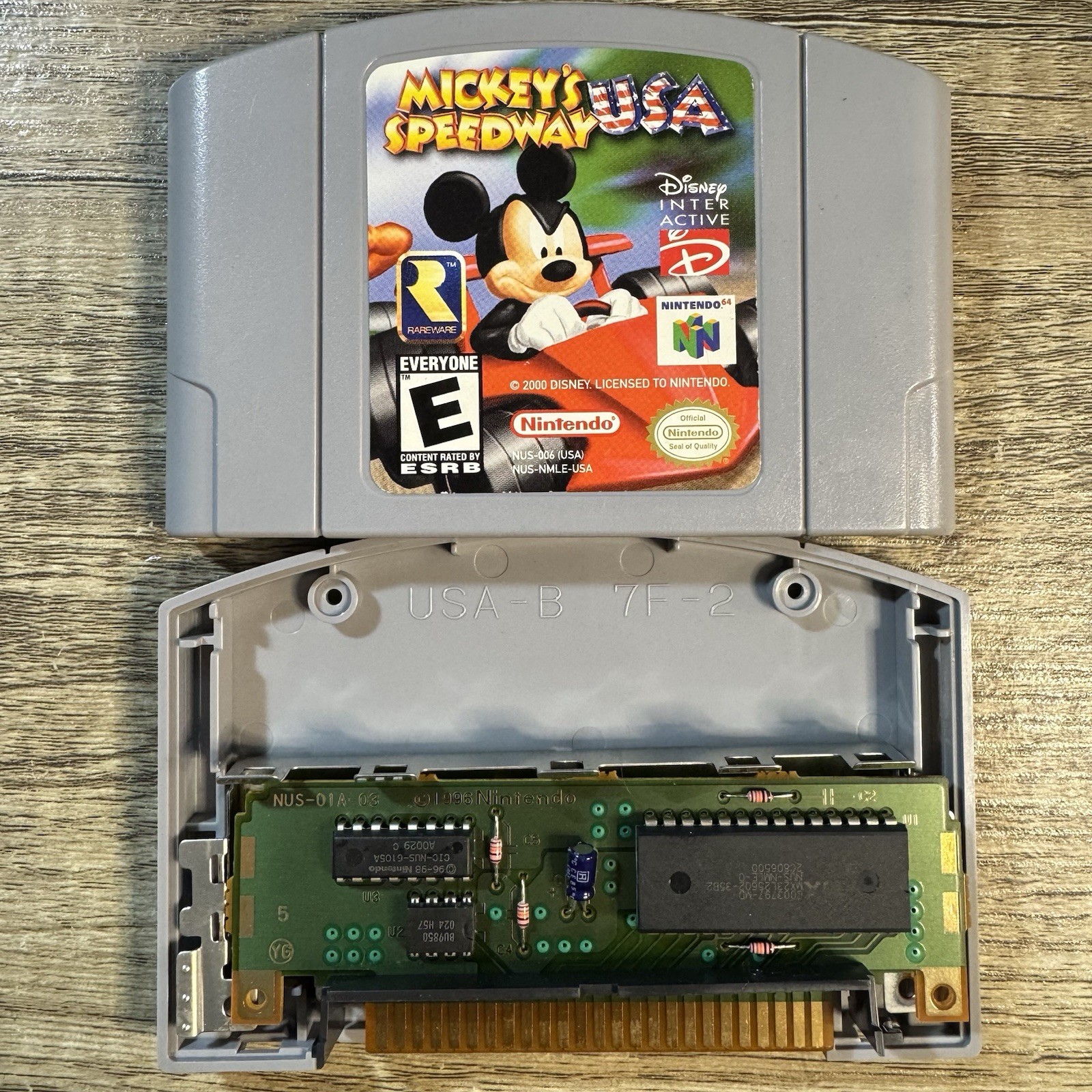 Mickey’s Speedway USA Nintendo 64 N64 Authentic Tested Cleaned Rareware OEM
