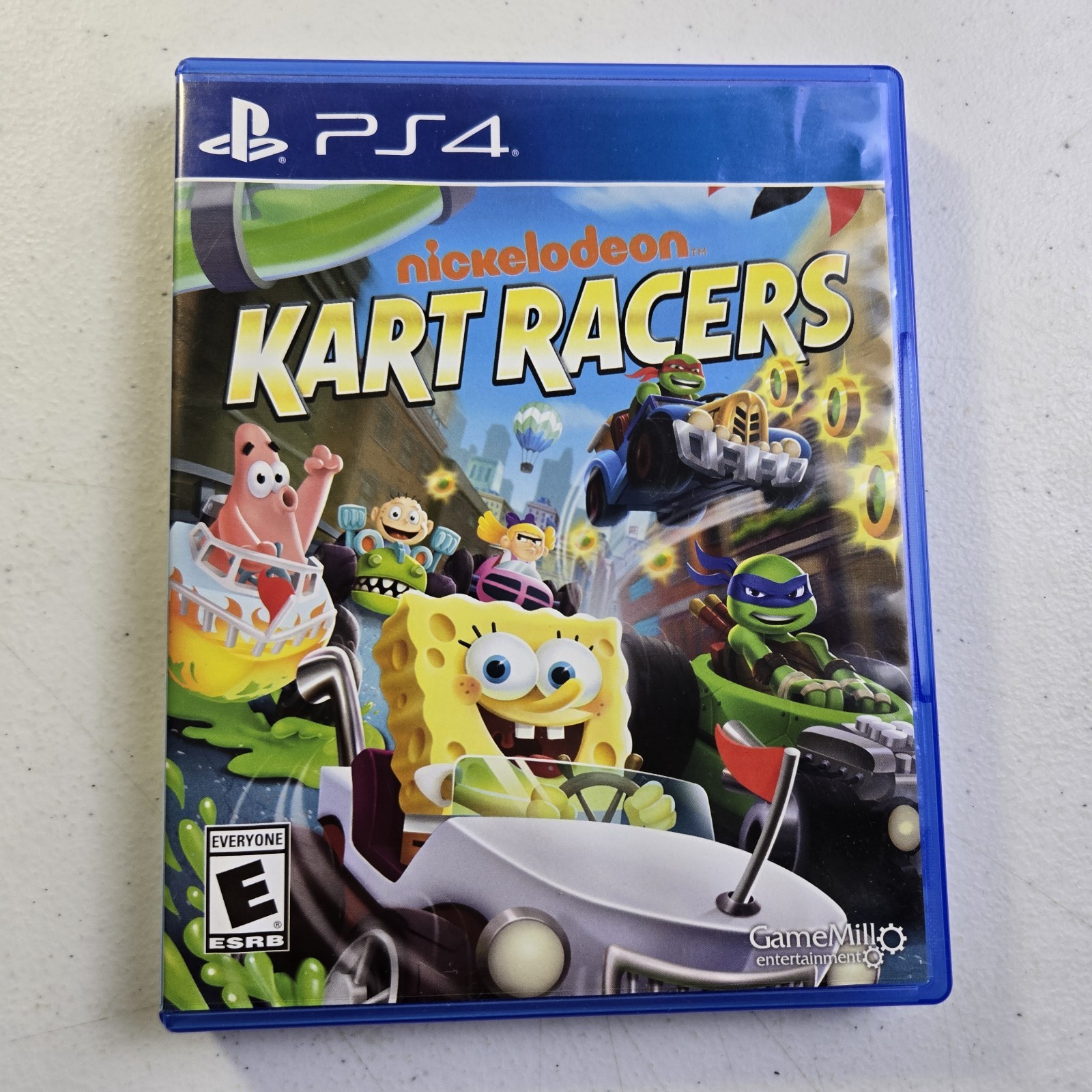 Playstation 4 GameMill Entertainment Nickelodeon Kart Racers Game Rated E