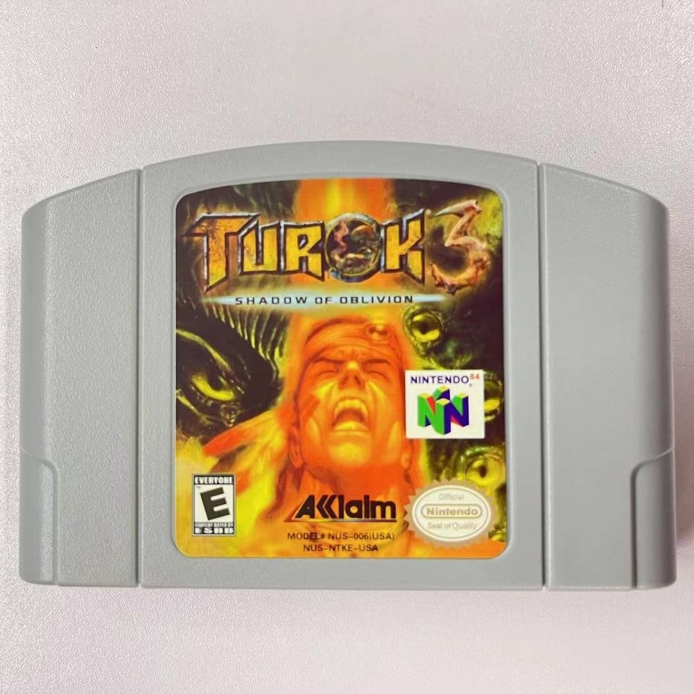 Turok 3: Shadow of Oblivion – Nintendo 64 (N64) Rare find Ready to ship