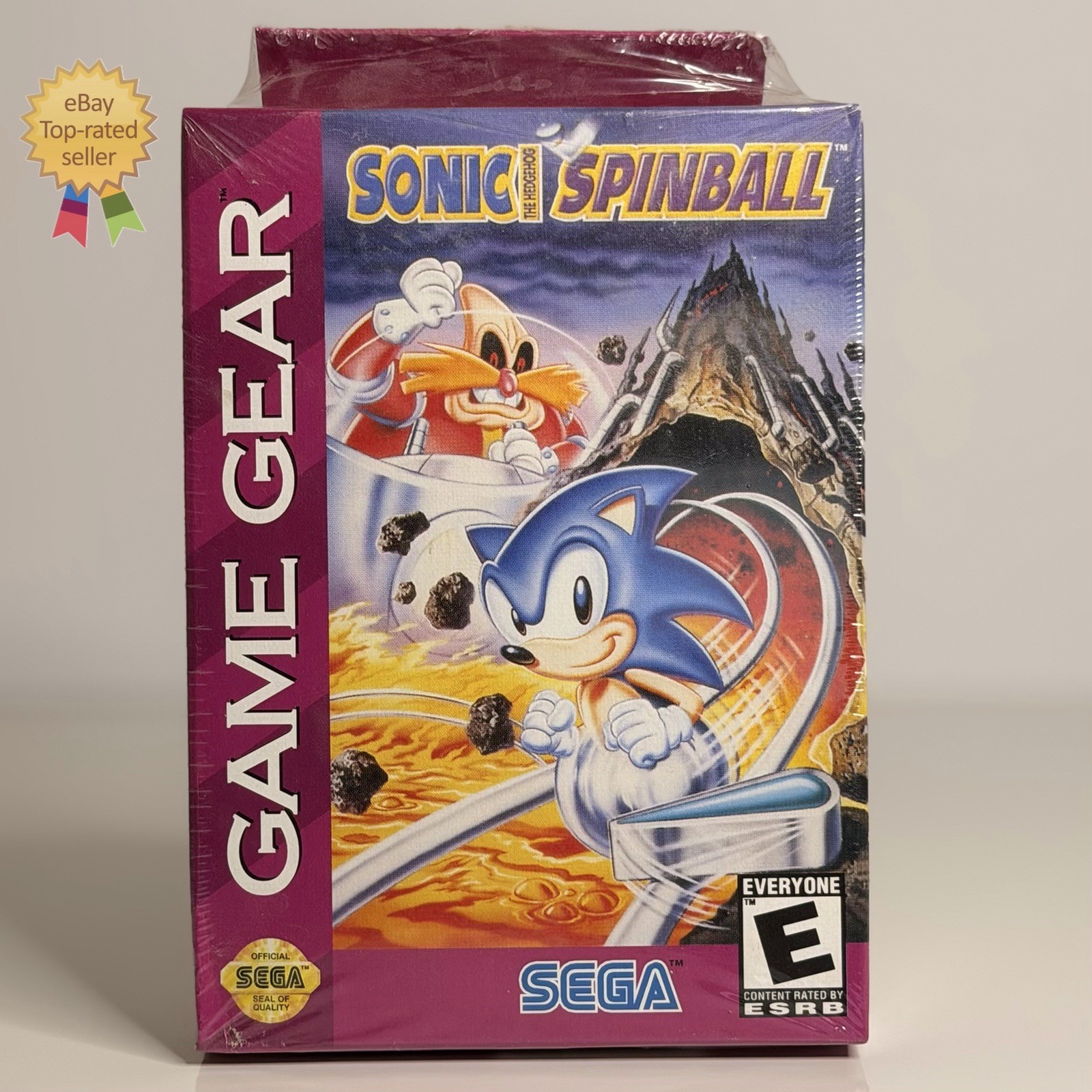 ⚡️NEW Sonic Spinball Sega Game Gear GG Sonic The Hedgehog ⚠️MINT SEALED BOX