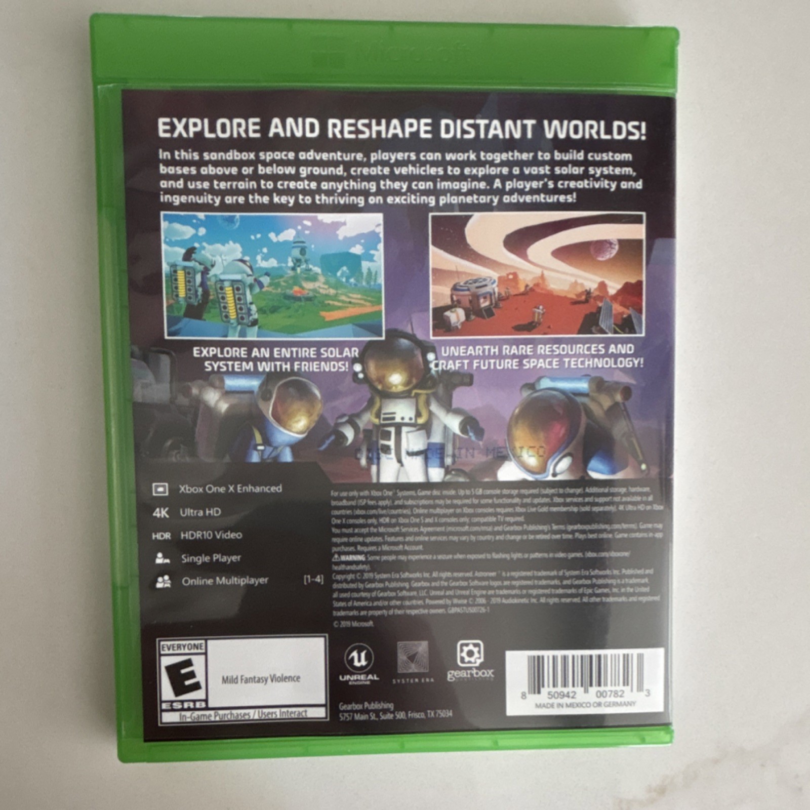Gearbox Publishing Astroneer Xbox One 4K Ultra HD HDR10 X Enhanced E Rated