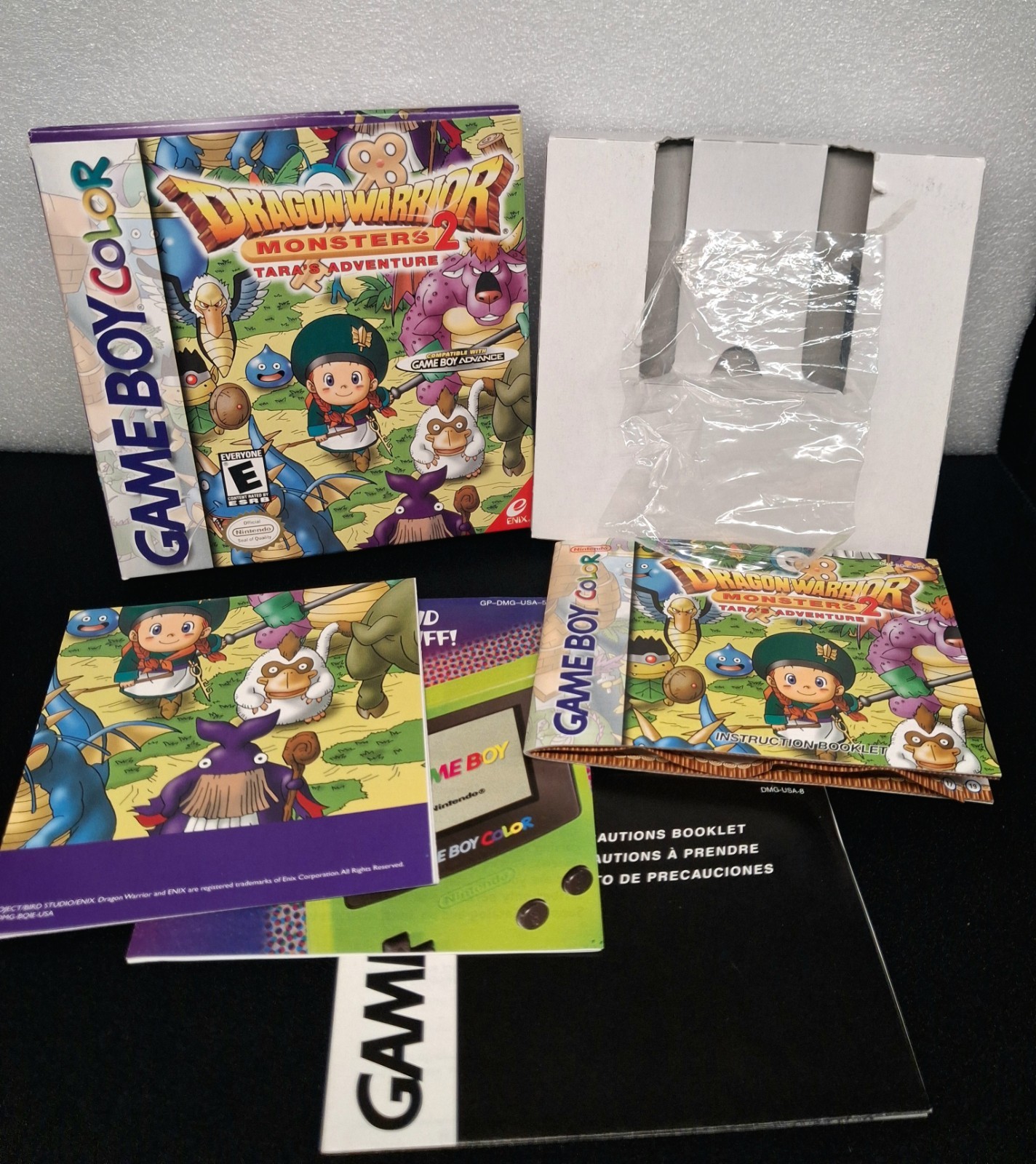 Dragon Warrior Monsters 2: Tara’s Adventure (Gameboy Color) Near Mint No Game