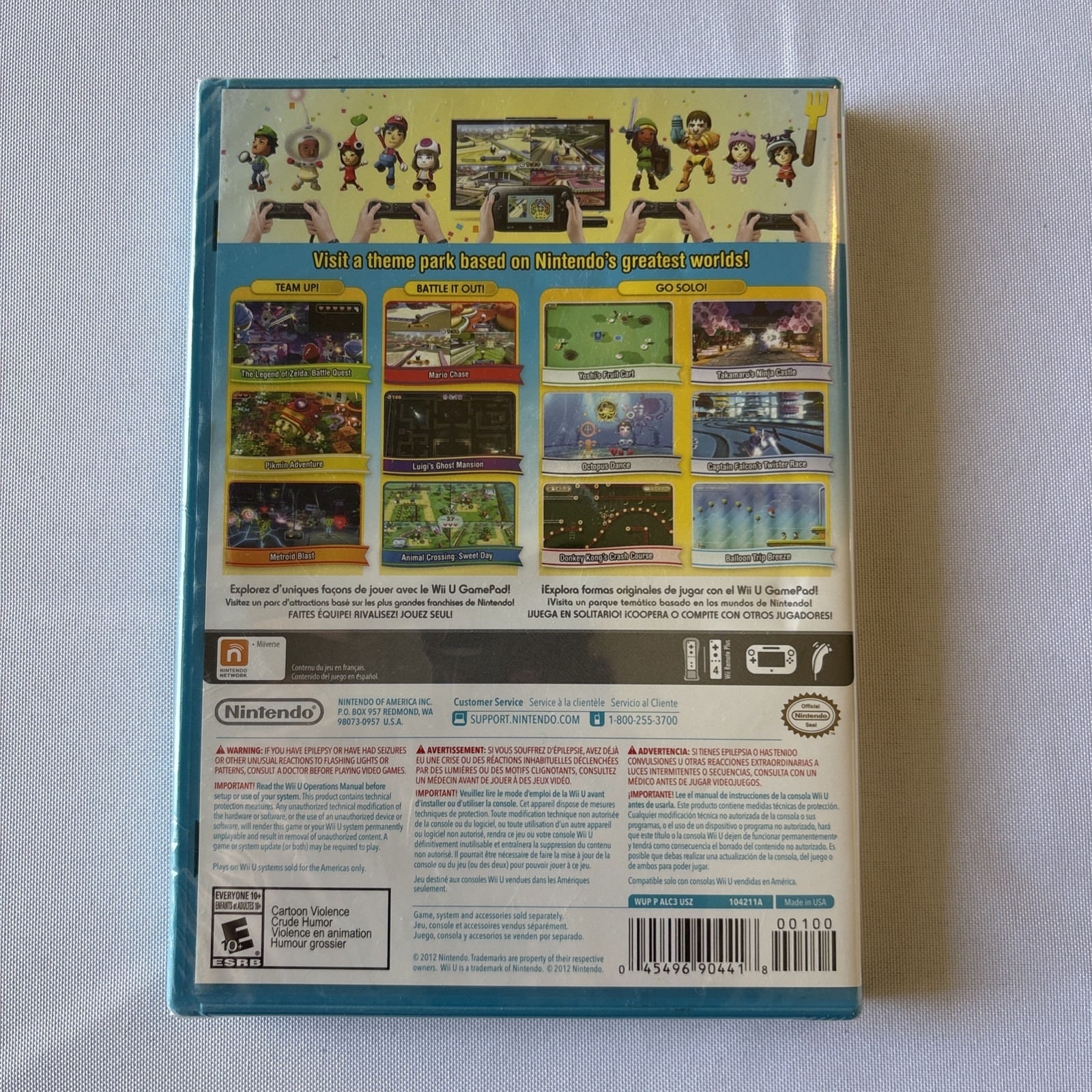 Nintendo Land Nintendo Selects (NintendoWii U) Brand New Factory Sealed