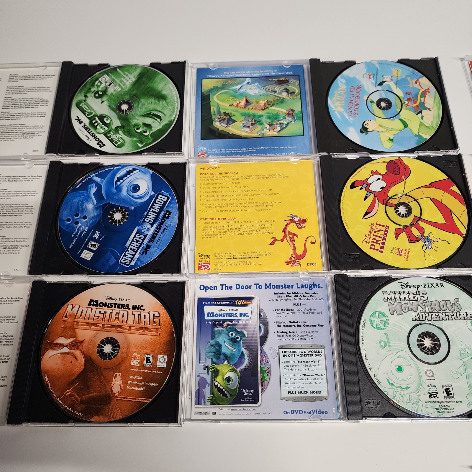 Lot Of 12 PC Children Games Educational Disney Mattel Fisher Price