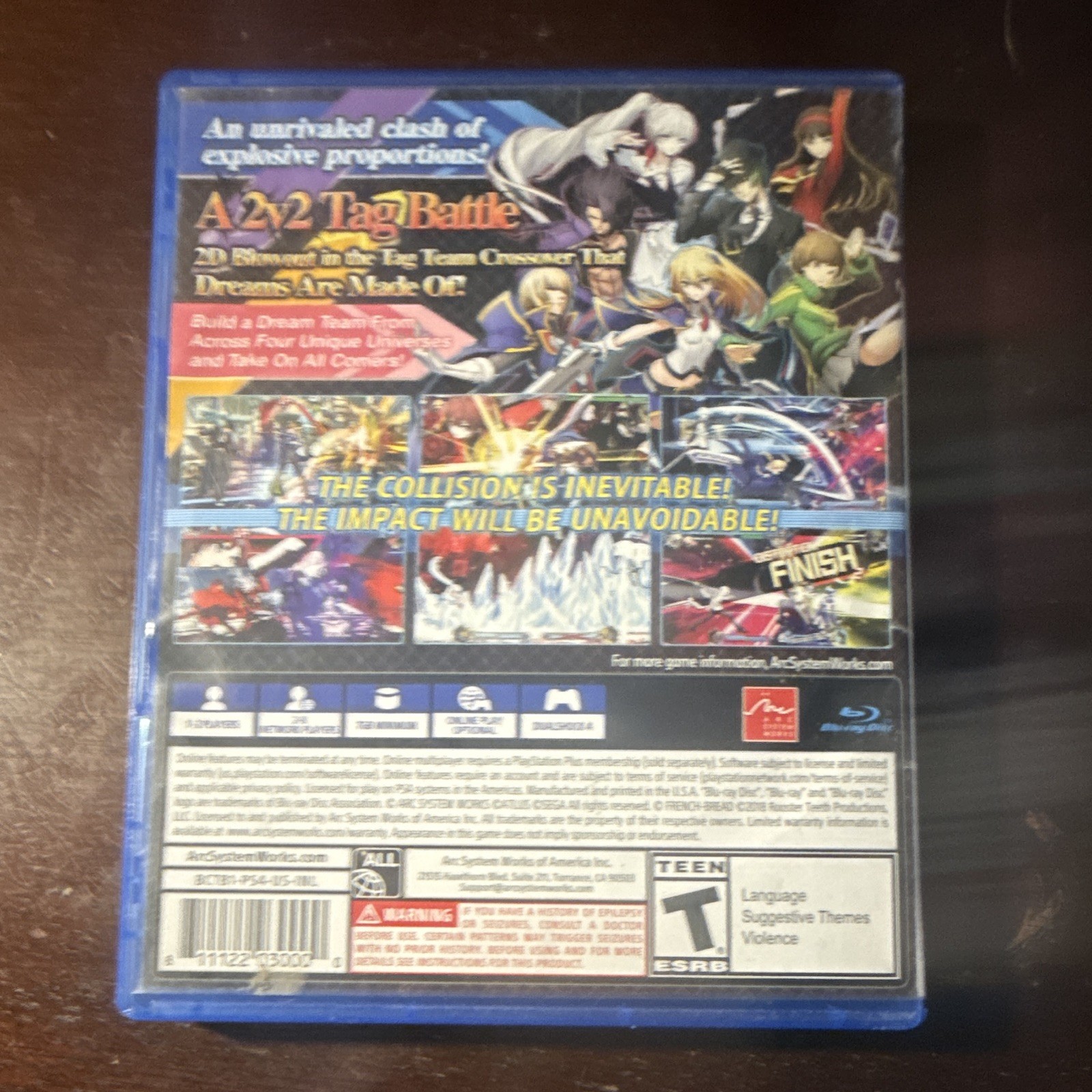 Arc System Works BlazBlue: Cross Tag Battle PS4 T NTSC-U/C Fighting