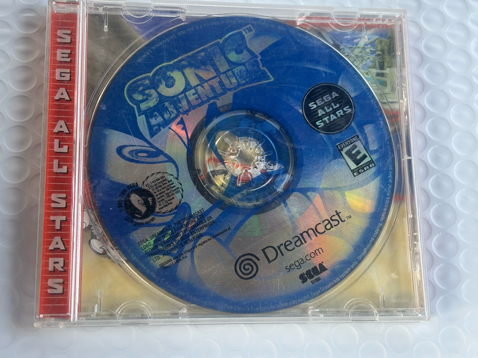 Sonic Adventure (Sega Dreamcast DISK ONLY Untested A lot Of Wear