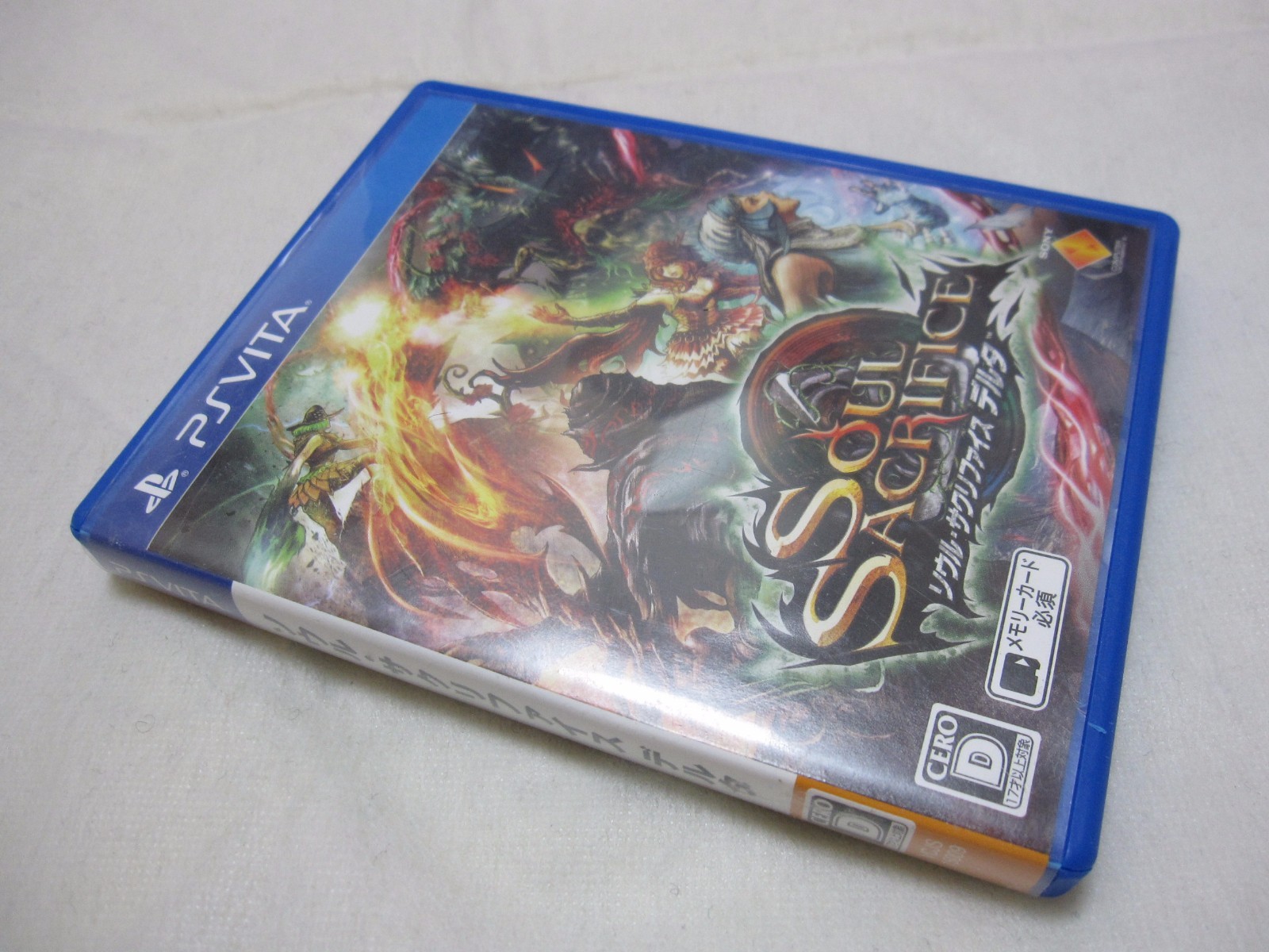 7-14 Days to USA Airmail. USED Vita SOUL SACRIFICE DELTA. Japanese Version
