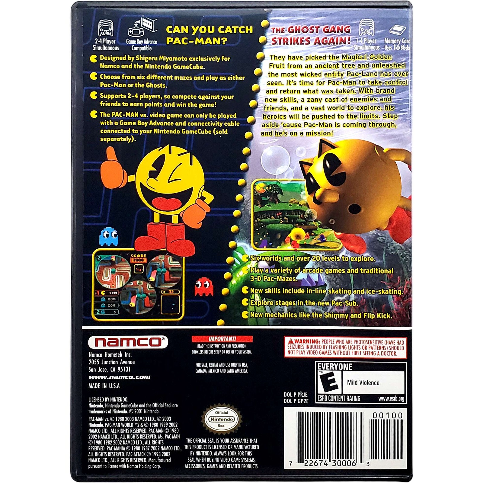 Pac-Man Fever Player’s Choice – Nintendo Gamecube Tested 1Y Guarantee