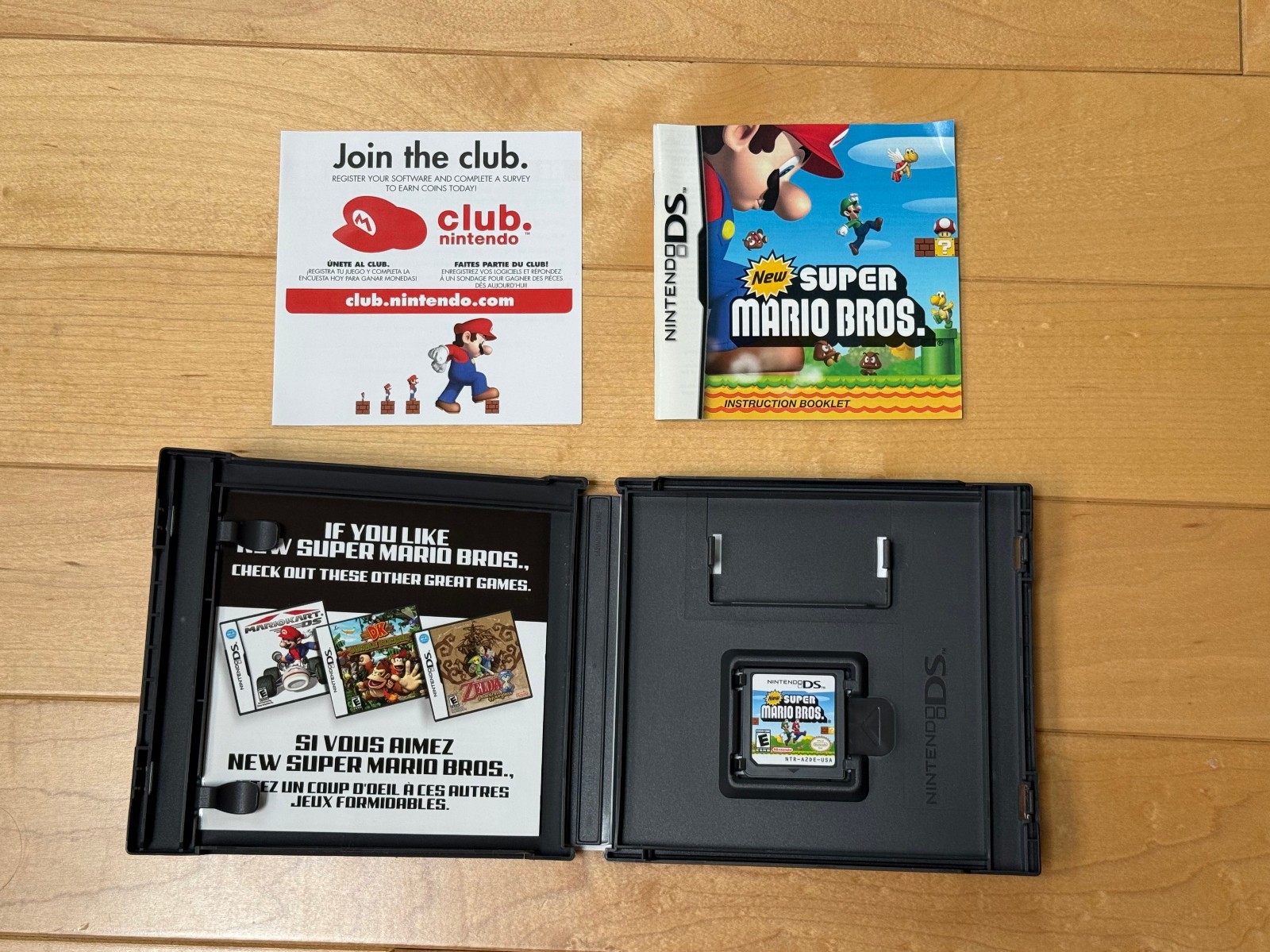 Nintendo New Super Mario Bros. (DS) CIB – Case, Manuals, and Game – Tested Works