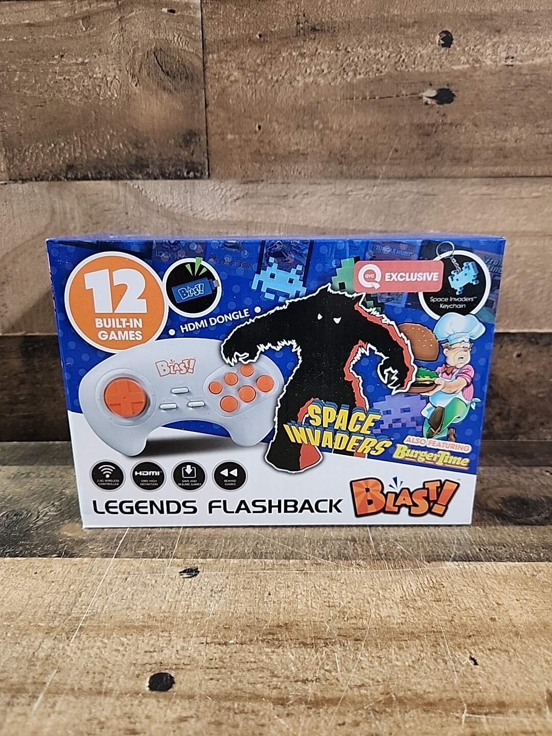 Legends Flashback Blast! AtGames, 2013 – 12 Built-In Games HDMI Dongle NEW