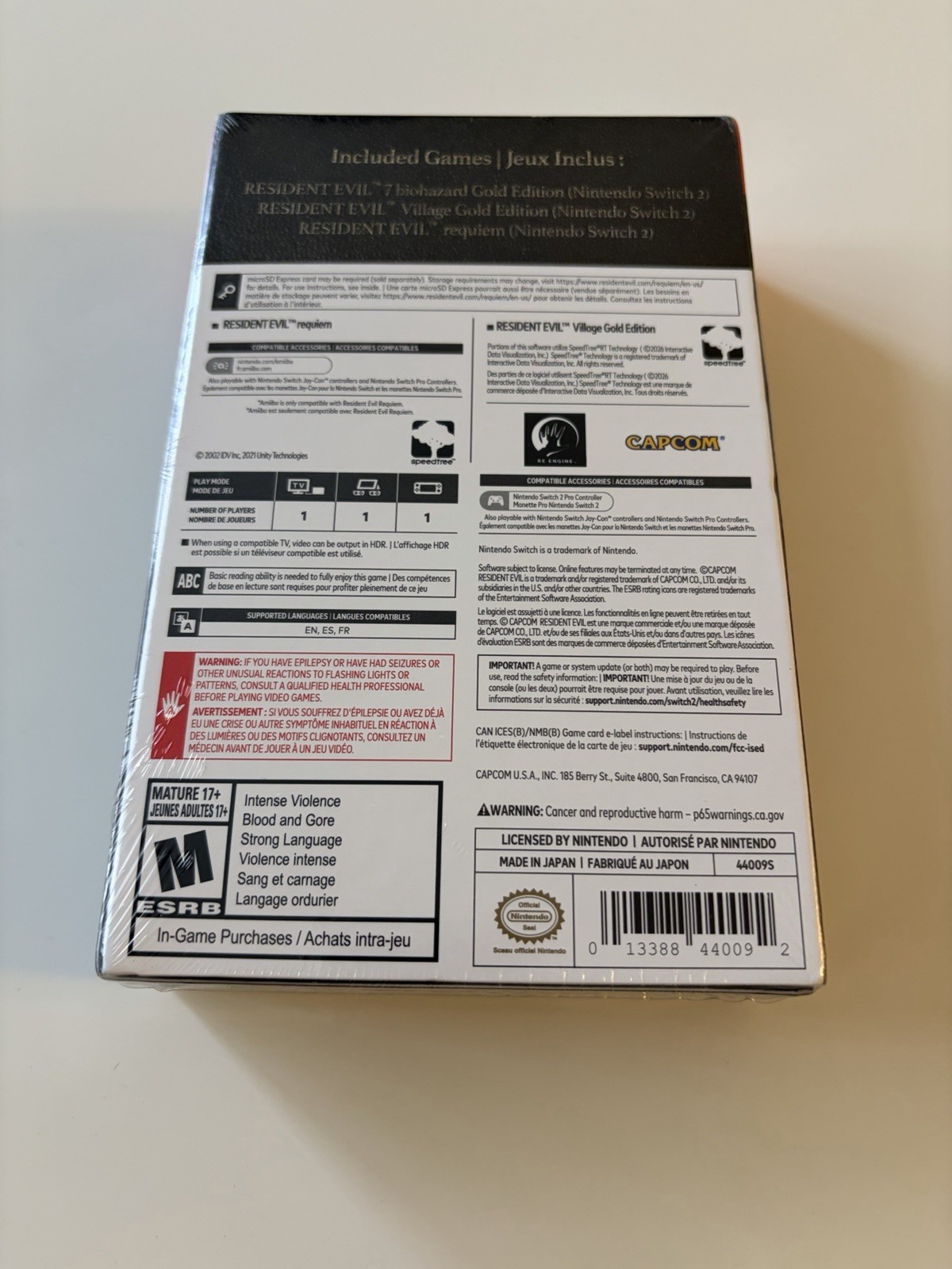Resident Evil Generation Pack (Game-Key Card) – Nintendo Switch 2