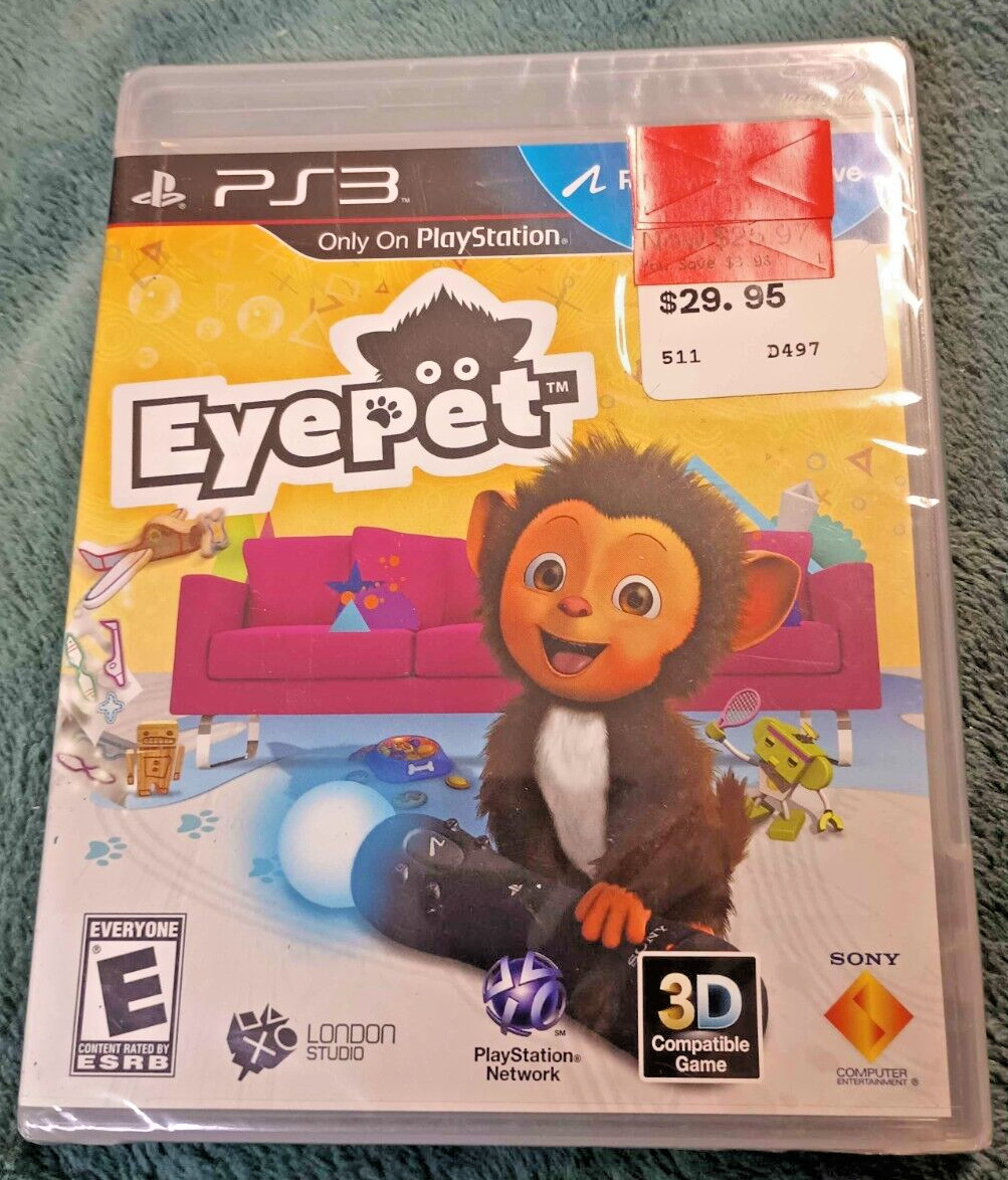 PlayStation 3 : EyePet Video Game PS3 Brand New SEALED