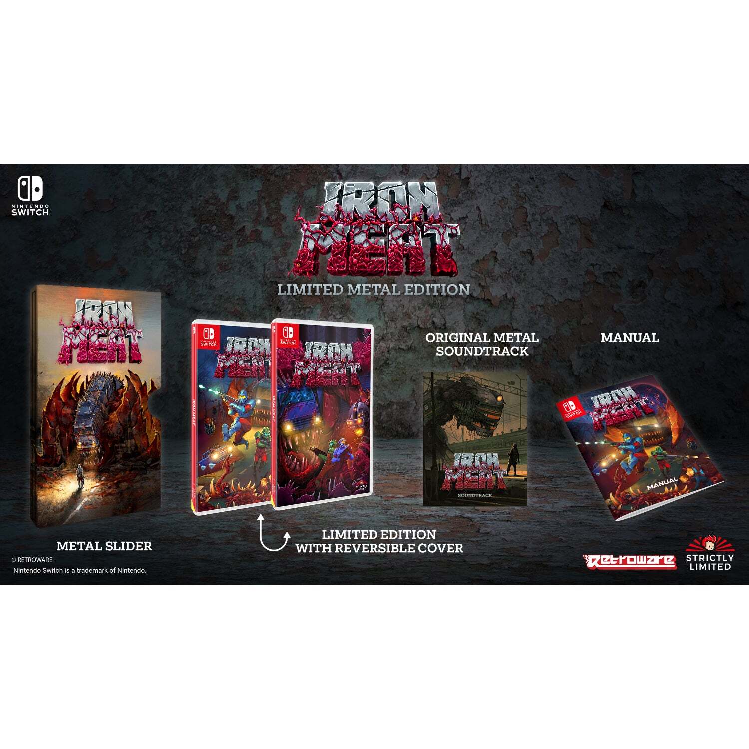 Iron Meat – Limited Metal Edition Only 4000 Made [Nintendo Switch] SLG NEW