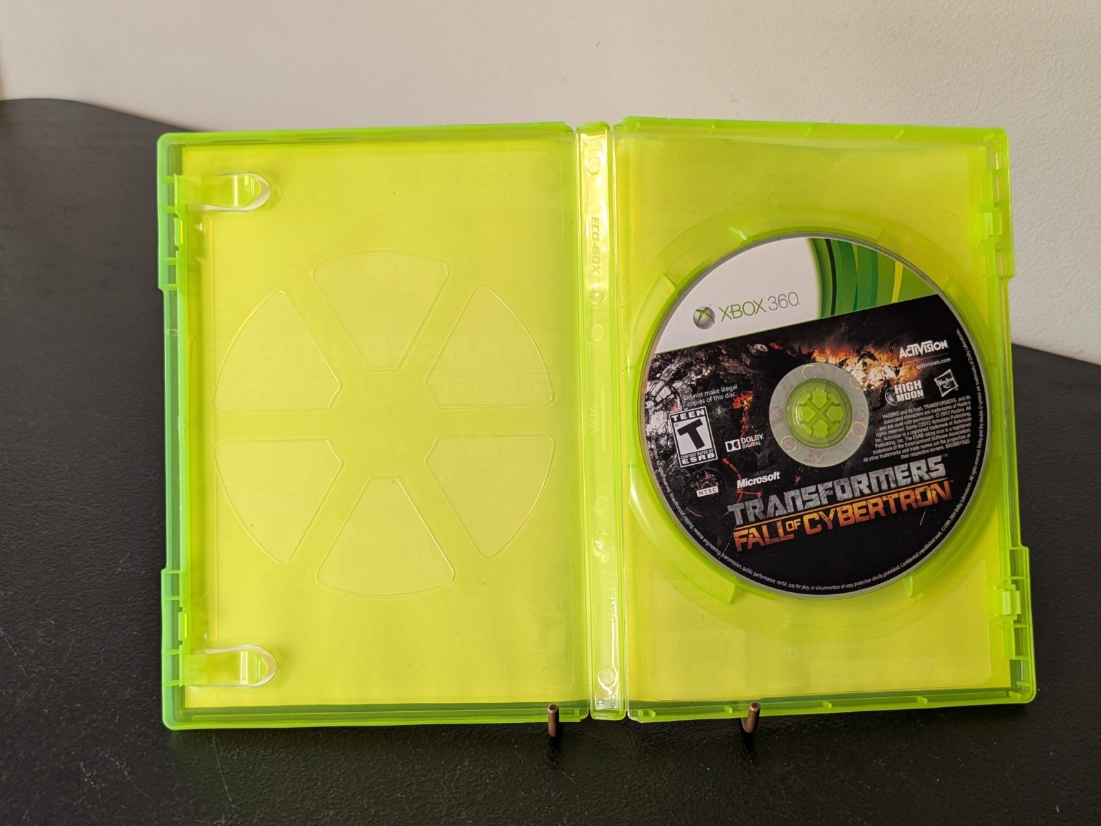 Transformers: Fall of Cybertron (Microsoft Xbox 360, 2012) Game & Case Rare