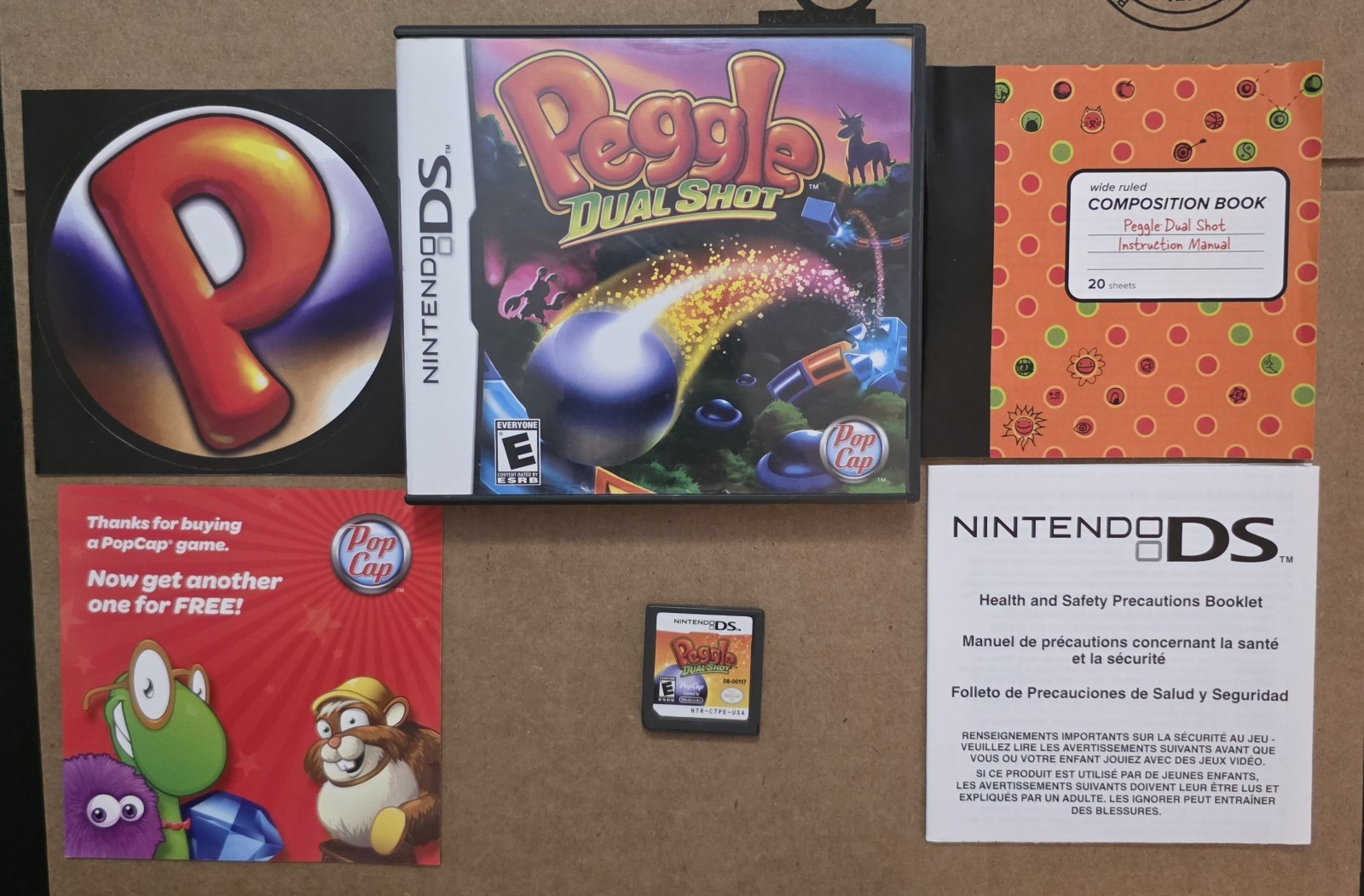 Peggle Dual Shot (Nintendo DS, 2009) Cib Complete – Tested