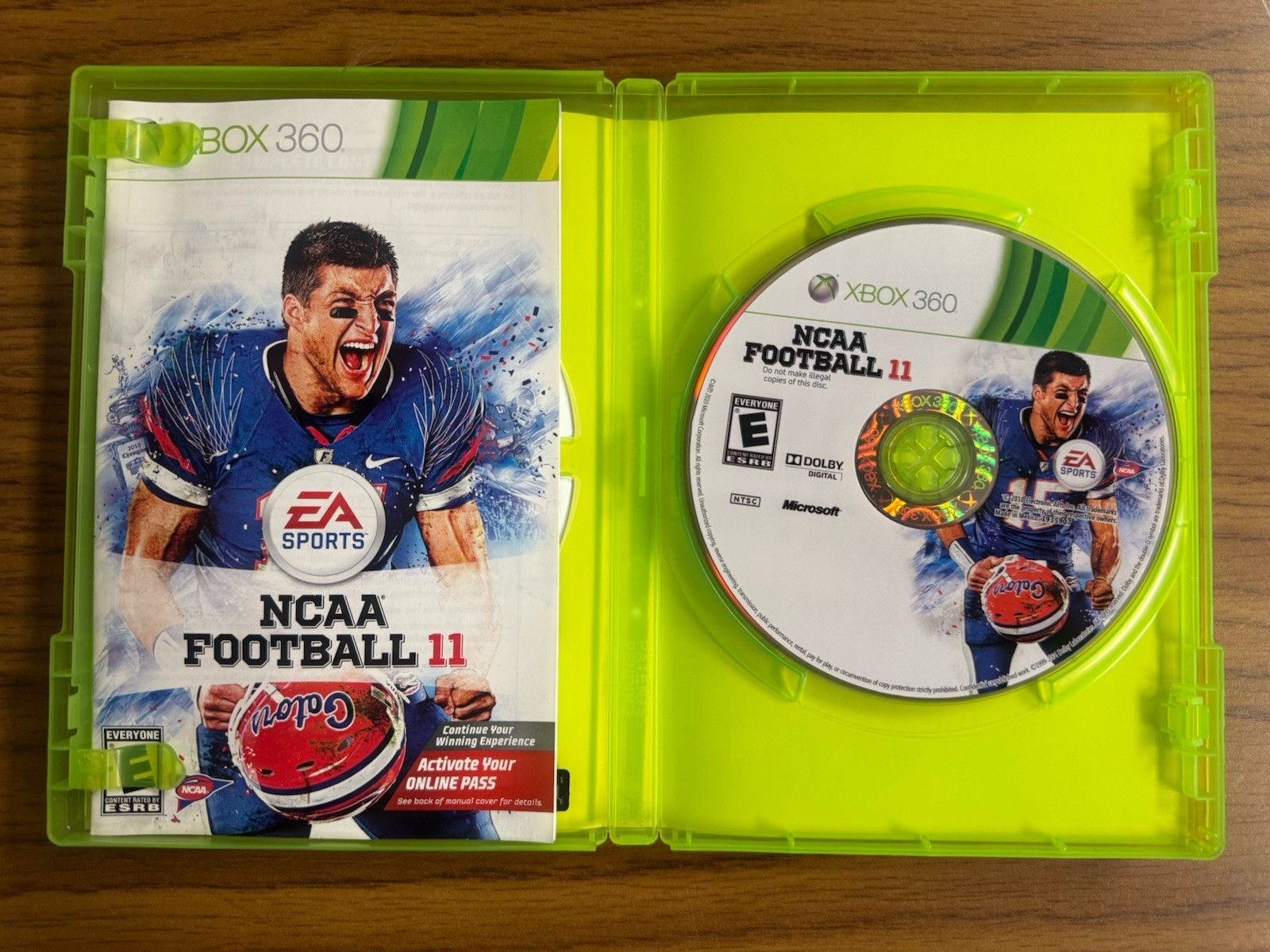 NCAA Football 10 11 12 13 (Microsoft Xbox 360, 2012) CIB Complete w/ Inserts