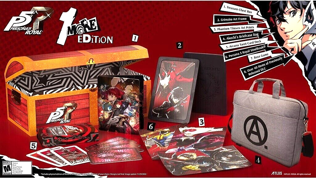 ⚔️ PS5 Persona 5 Royal 1 One More Collector’s Edition For the Sony Playstation 5