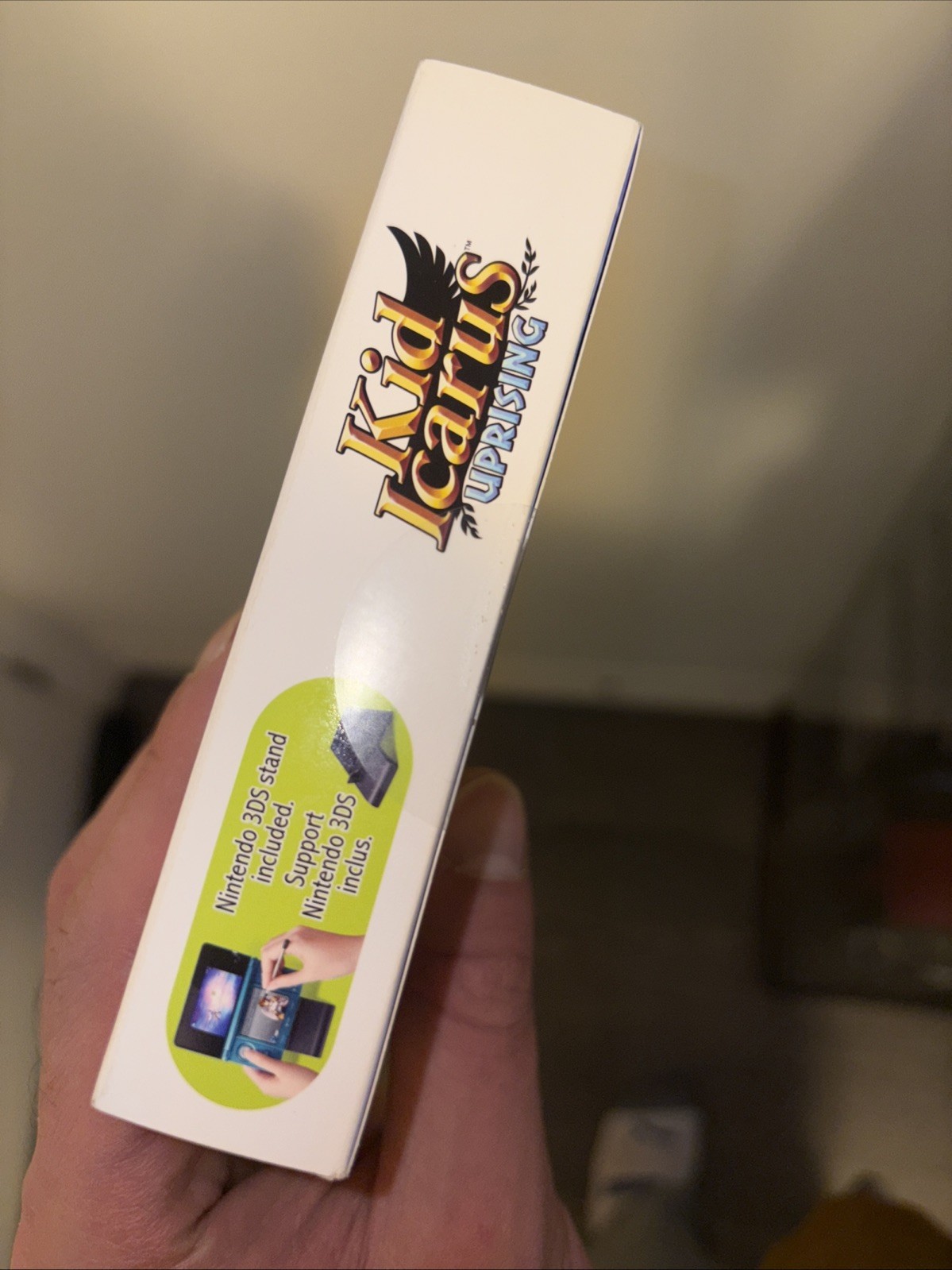 Kid Icarus Uprising Big Box (Nintendo 3DS, 2012) Stand Included