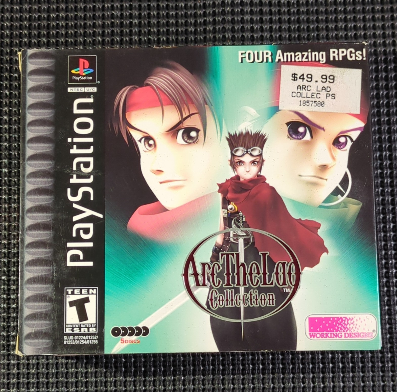 Working Designs Arc the Lad Collection PS1 T 2002 Tactical RPG NTSC-U/C