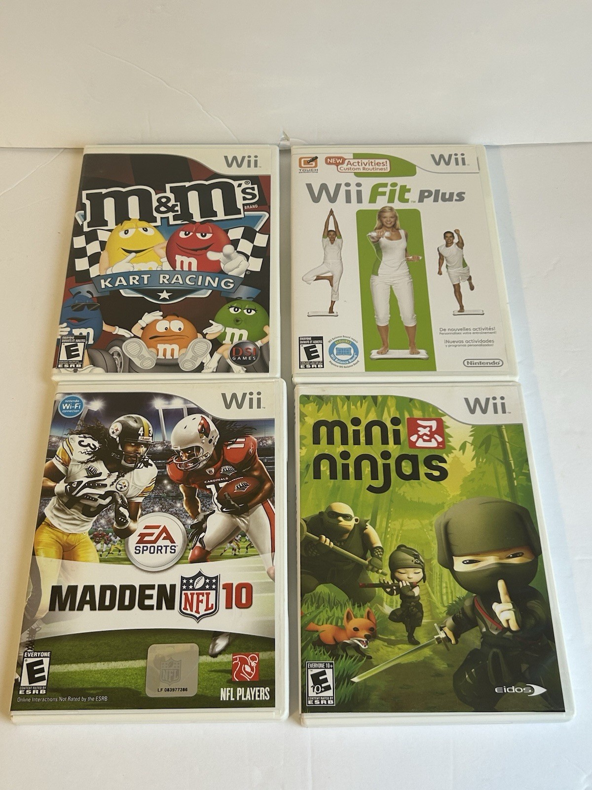 Lot Of 4 Nintendo Wii Games With Manuals In Very Good Condition. See Photos&desc