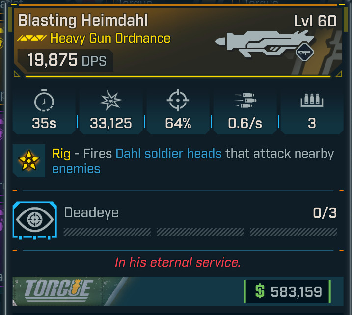 Borderlands 4⭐HEIMDAHL HEAVY GUN ORDNANCE