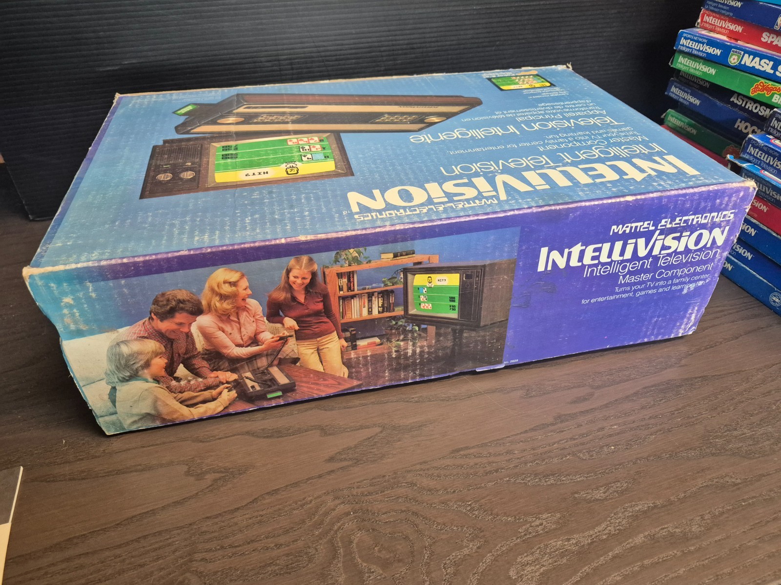Mattel INTELLIVISION Game Lot Of 23, Some Overlays, Various Titles + BOX