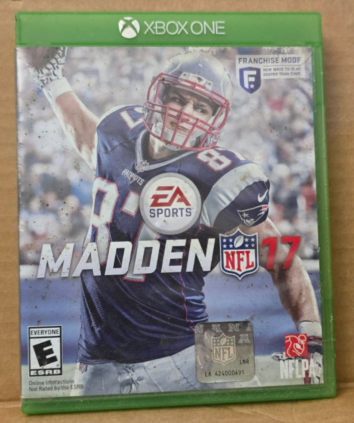 Madden NFL 17 (Microsoft Xbox One, 2017) Case and Disc Tested