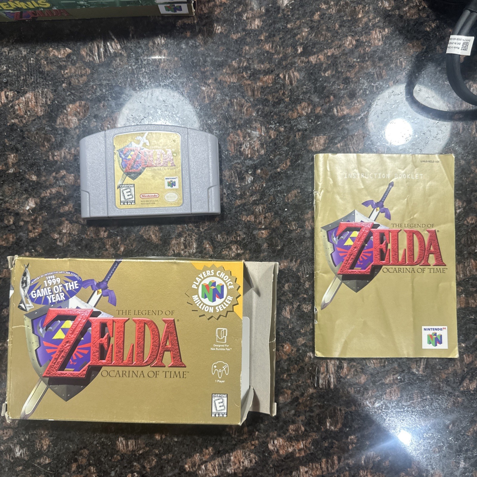 CIB Legend of Zelda-Ocarina of Tim – Nintendo 64 (N64)