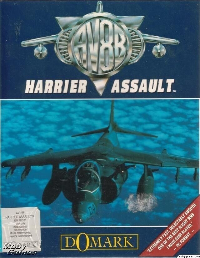 SUPER-VGA HARRIER AV-8B ASSAULT DOMARK +1Clk Windows 11 10 8 7 Vista XP Install
