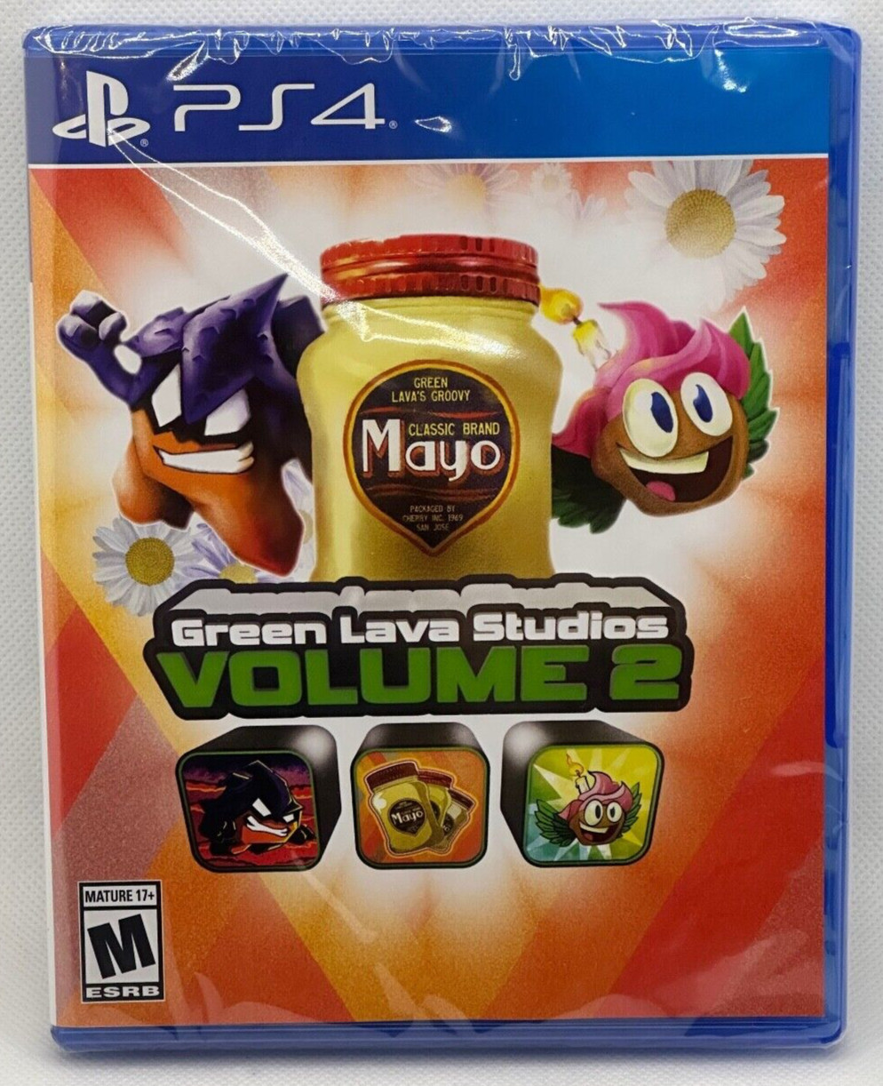 Green Lava Studios Volume 2 Playstation 4 PS4 PS5 Limited Run Games LRG Sealed