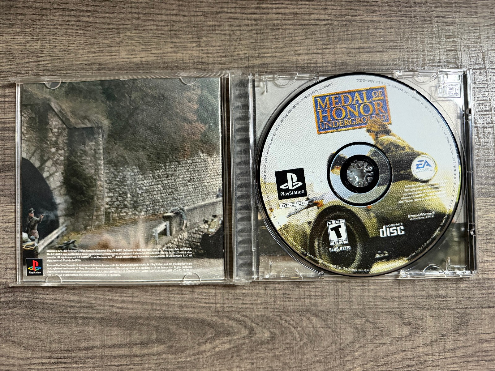 Medal of Honor: Underground – Sony PS1 – EA Games – Acceptable Condition