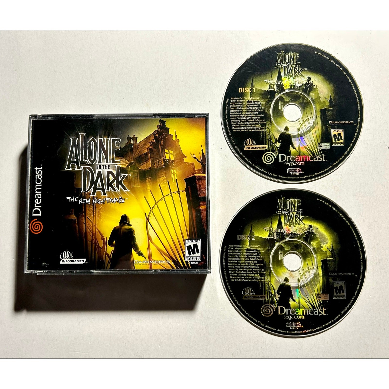 Alone in the Dark (Dreamcast) Works no manual 🔥