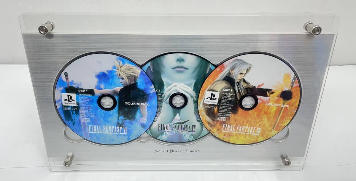 “FINAL FANTASY VII 7 International Adbent Pieces Limited Playstation PS1 Jp “