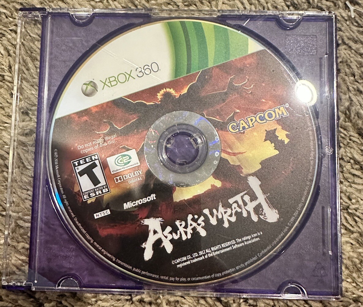 Asura’s Wrath (Xbox 360, 2012) – Disc Only Tested And Working