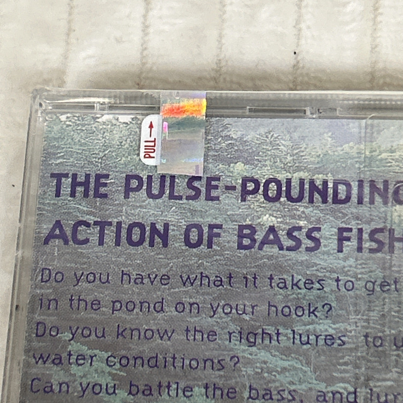 Action Bass Fishing Sony Playstation 1 PS1 Sealed