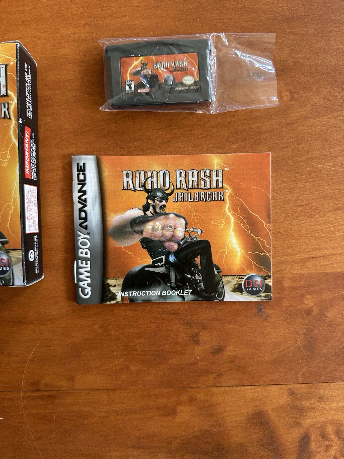 Road Rash: Jailbreak (Nintendo Game Boy Advance GBA) Excellent Cond CIB Complete