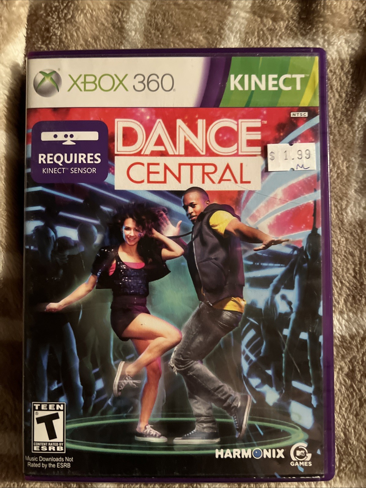 Dance Central 3 Microsoft Xbox 360 Kinect With Manual