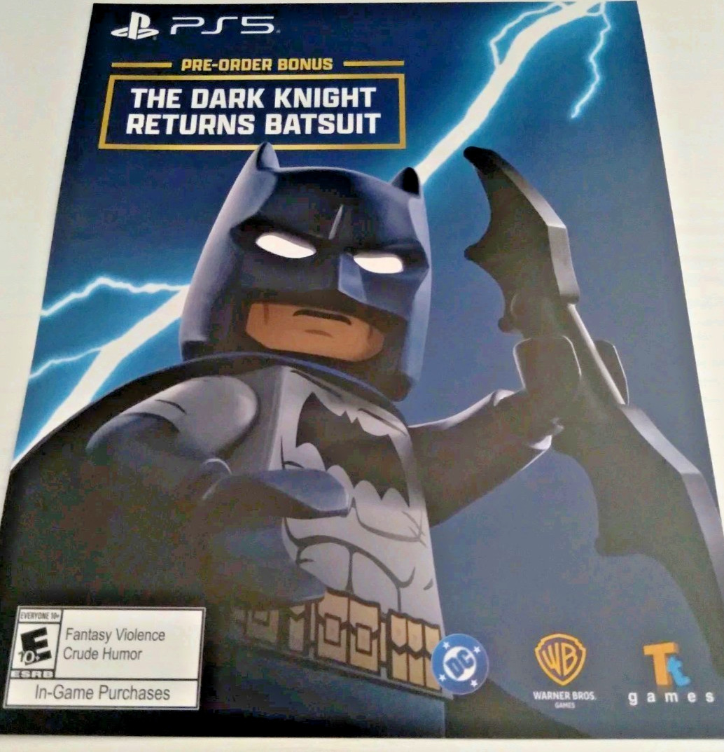 LEGO Batman: Legacy of the Dark Knight – PS5 Pre-Order Bonus