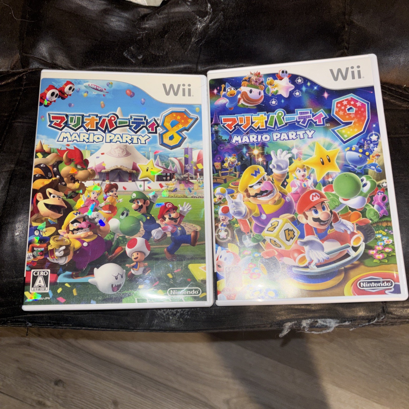 Lot 2 Mario Party 8 9 Set Nintendo Wii Games Japan Ver. Set Of 2 CIB NTSC-J F/S