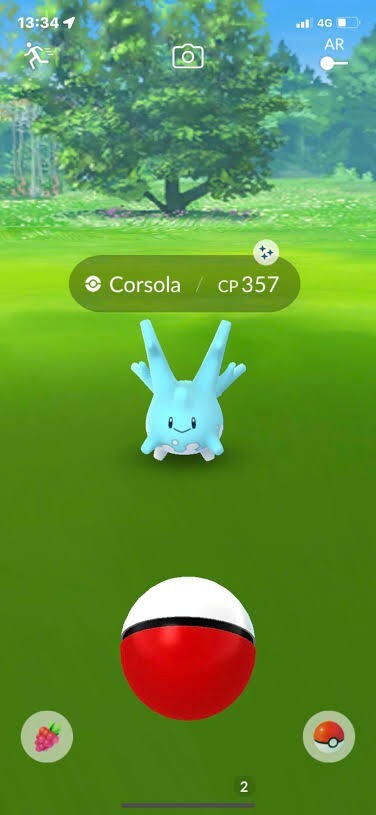 Shiny Corsola – Pokémon GO – Registered/Instant / 30 Day’s Friendship