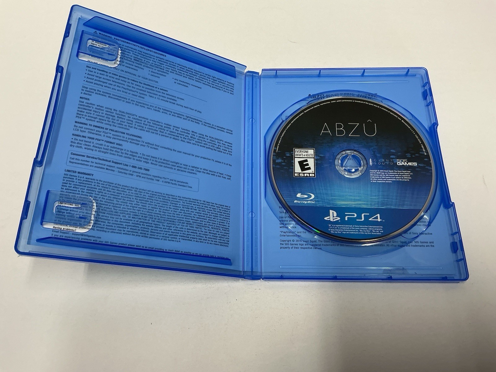 ABZÛ (Sony PlayStation 4, PS4) • Complete • Tested & Working • 505 Games