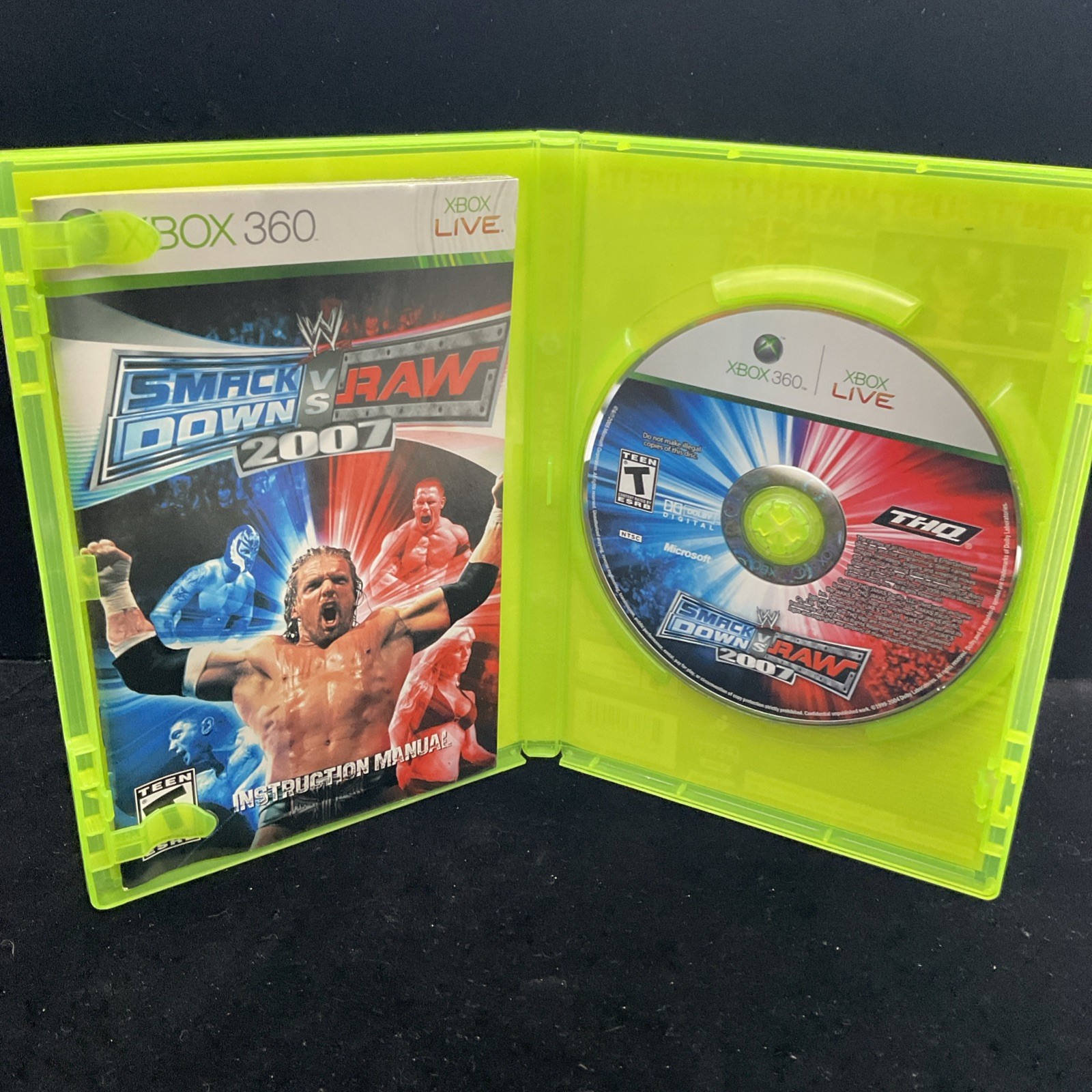 Smack Down vs Raw 2007 (Xbox 360) Special Ed GameStop Tested & CIB 1 YR Warranty