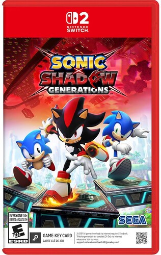 Sonic X Shadow Generations for Nintendo Switch 2 (Game-Key Card) [New Video Game
