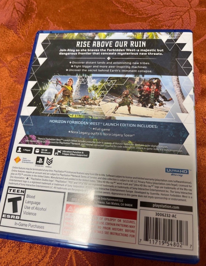 Horizon Forbidden West [Launch Edition] (Sony PlayStation 5 PS5, 2022)