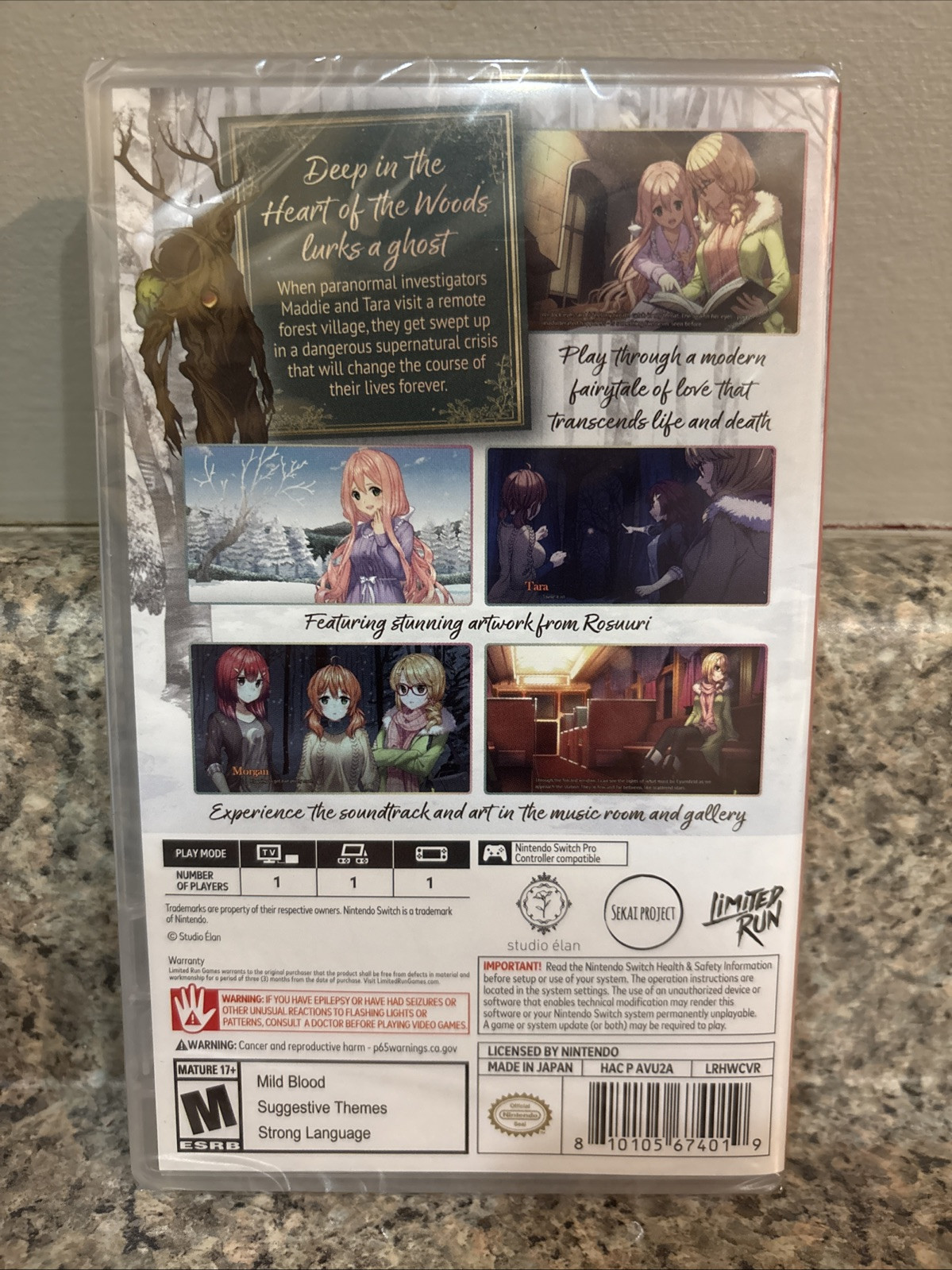 [Brand New, Sealed] Nintendo Switch – Heart of the Woods — Limited Run Games
