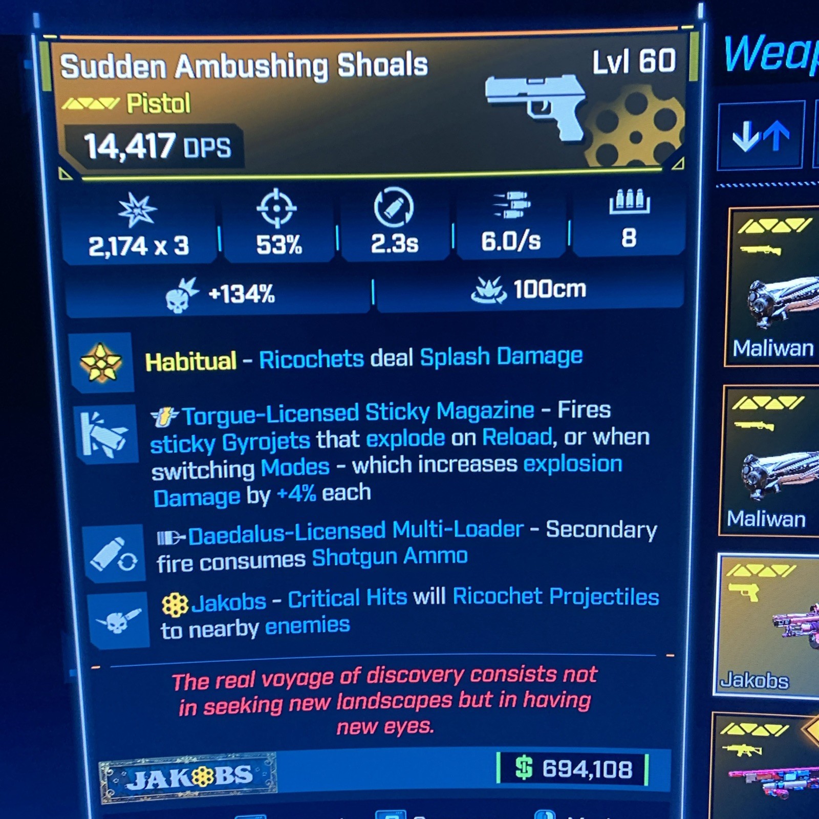 Borderlands 4⭐️LVL 60 NEW SHOALS PISTOL TORGUE STICKY/GYRO SG SWAP⭐️All PLATFORM